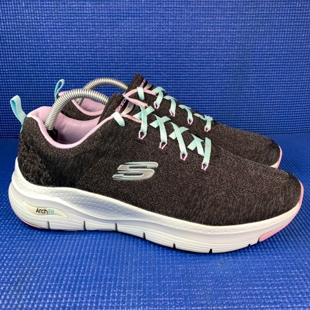 SKECHERS ARCH FIT Women`s Size 11 Black Lila Comfort Walking Shoes 149414 - Picture 3 of 9